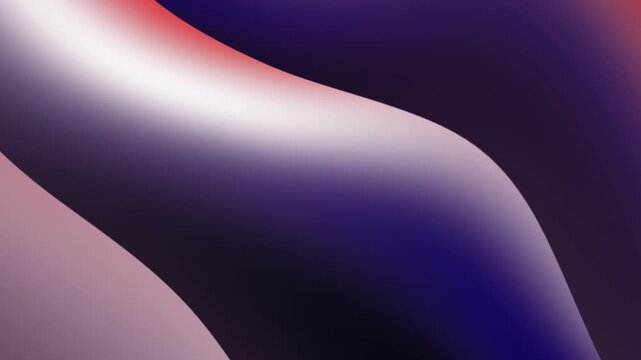 Abstract background with smooth wavy shapes in shades of purple, pink, and white, creating a dynamic gradient effect.