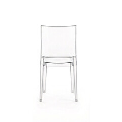 Modern transparent chairs create an elegant dining atmosphere in your contemporary home or event space