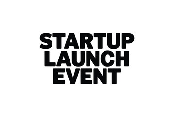 Fototapeta premium Startup launch event