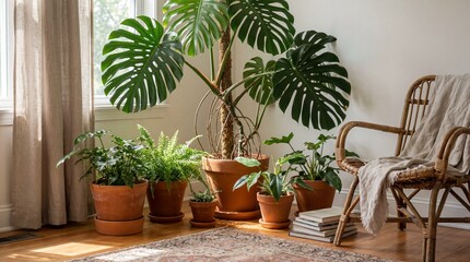 Fototapeta premium Indoor Jungle Corner