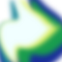 Blue and Green Abstract Aurora Gradient Background