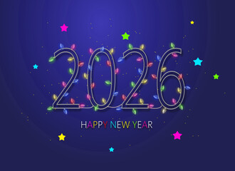 2026 greeting card to new year