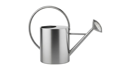 Modern watering can isolated on transparent background