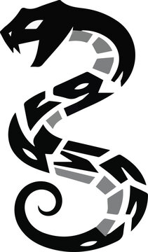 Abstract Snake Logo