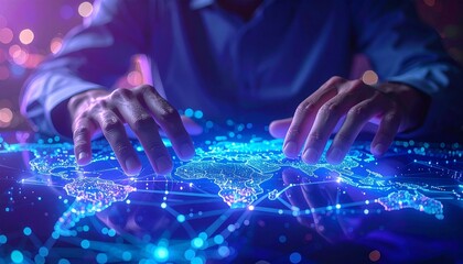 3D circuit board in hands