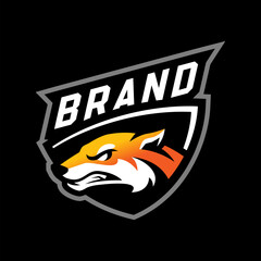 Fox Head Mascot Logo Design