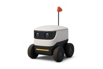 Autonomous robot delivering packages with advanced technology