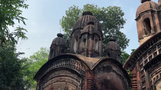 Old Shiva temple of Narajole Rajbari in Midnapore, India