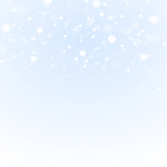 Fototapeta premium White dust png, glowing bokeh, shimmer particles, sparkling flare, snow. Christmas magic dust, confetti, luminous light. Transparent png with floating particles.