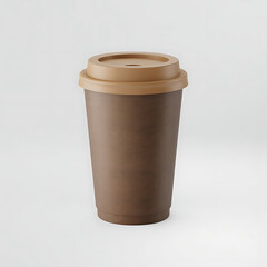 Eco Friendly Brown Paper Coffee Cup Mockup