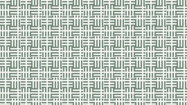Square Kufic Geometric Maze pattern background seamless loop