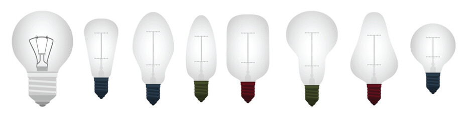 light bulb ampoule vector © Yibms