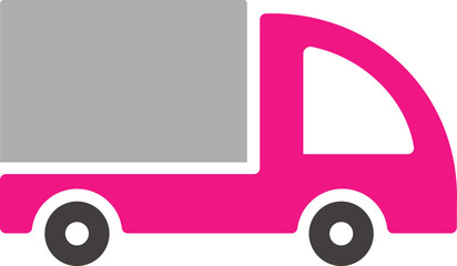 Delivery Truck Icon for Logistics and Transportation Services