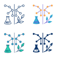 Biosimilar icon set