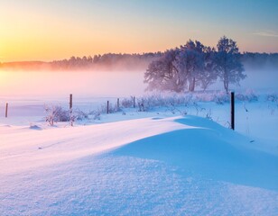 sunrise in the mountains