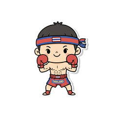 Chibi Muay Thai Boy Boxing