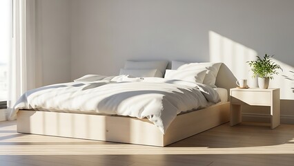 Minimalist Bedroom with Natural Light