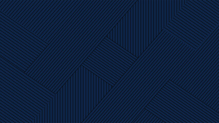 Blue background vector design. Geometric blue background with line decoration. Suit for banner, backdrop, presentation and others