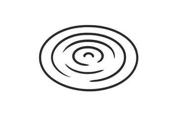 Naklejka premium Concentric Circles Abstract Background