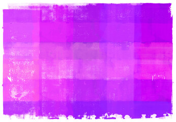 手描きローラーの重ね塗り、おしゃれなチェックアート