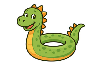 Cute Cartoon Dragon Illustration