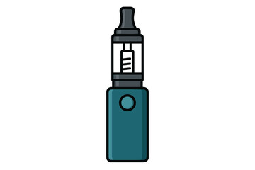 Obraz premium Minimalist E-cigarette Icon