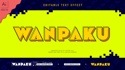 レトロゲームデザインのグラフィックスタイルテンプレート