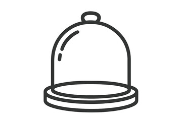 Abstract dome silhouette on gradient background © icon_art