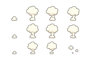 Explosion Cloud Animation Frames © Andrei