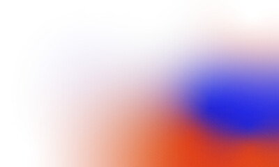 Abstract gradient with vibrant red, blue, and white hues blending into a grainy texture isolated on transparent background, gradient grain noise