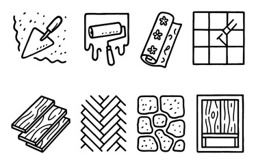 Hand-Drawn Finishing Icons