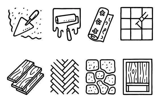 Hand-Drawn Finishing Icons