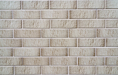 Obraz premium Beige Block Wall Modern Texture