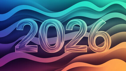 Vibrant 2026 Year Graphic Design