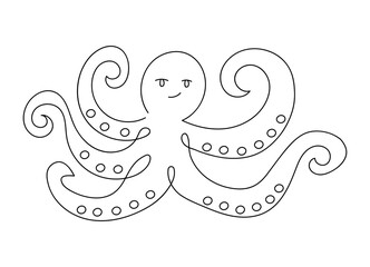 octopus line art © puzzle creative