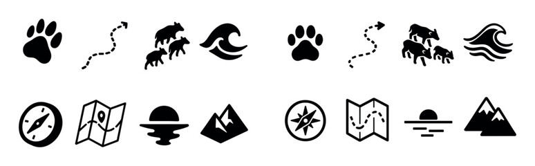 Animal Migration Icons