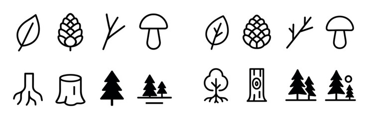 Forest Icon Set