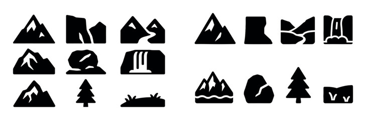 Mountain Icon Set