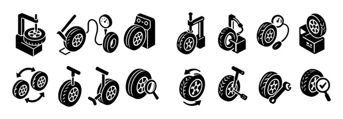 Tire Service Icons