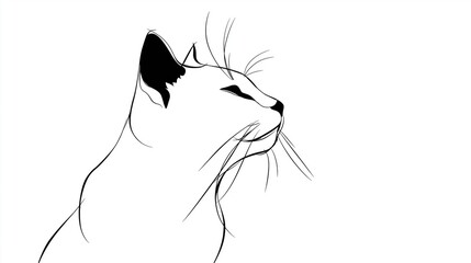 Cat looking quietly on Valentine's Day in a warm indoor space during afternoon light