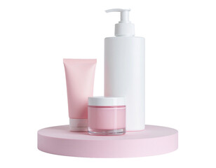pink cosmetic container