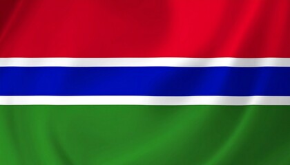 Fototapeta premium flag of The Gambia