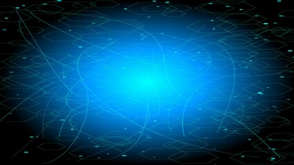 Dynamic Blue Technology Grid Network Abstract Background Isolated background