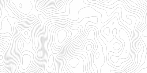 Fototapeta premium white topography map geography relief diagram texture design. Topography white background and black line world map texture design. Lines Topographic contour lines grid map seamless pattern. 