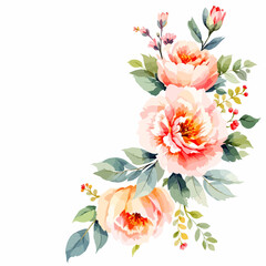 A beautiful bouquet of blooming pink lilies and peonies with lush green leaves creates a vibrant floral blossom in this garden nature closeup