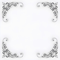 vintage square frame clipart, ornate square frame vector illustration, hand-drawn square border illustration, decorative retro square frame vector, classic square frame illustration, vintage ornamenta