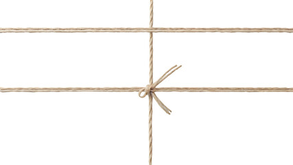 rope on a white background