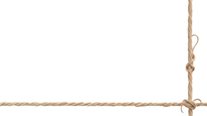 rope on white background