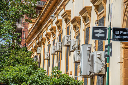 Asuncion, Paraguay, a city of contrasts and buildings in need of reconstruction