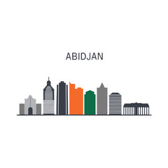 Obraz premium Abidjan City Skyline